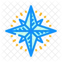 Compass Rose Geographical Icon