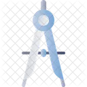 Compass Divider Geometry Icon