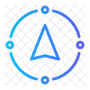 Compass Orientation Cardinal Points Icon