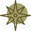 Compass Rose Navigational Symbol Directional Rose Icon
