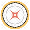 Compass Rose Cardinal Point Degrees Icon