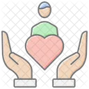 Compassionate Leader Lineal Color Icon Icon