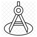 Divisor de bússola  Ícone