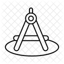 Divisor de bússola  Ícone