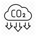 Compensacao De Carbono Mudancas Climaticas Dioxido De Carbono Ícone