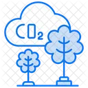 Compensação de carbono  Ícone