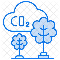 Compensação de carbono  Ícone