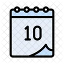 Competition Day Calendar Date Icon