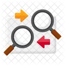 Competitive Analysis Data Analysis Competitive Research Icon