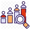 Competitive Analysis Data Analysis Competitive Research Icon