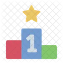 Competitive Winner Podium Icon