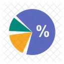 Competitor Anlysis Pie Chart Icon