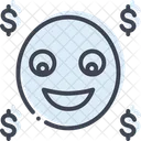 Complaisant Complaisant Souriant Icône