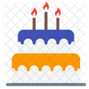 Compleanno Torta Candela Icon