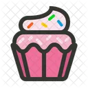 Compleanno Torta Cupcake Icon