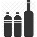 Complementary Water Beverage Bottle Icon