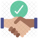 Complete Deal Complete Agreement Icon
