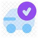 Complete Shipment Done Delivery Icon