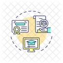 Notary Requirement Notary Services Graduation Certificate Icon