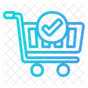 Complete Order Trolley Shopping Icon