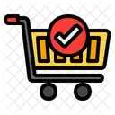 Complete Order Trolley Shopping Icon