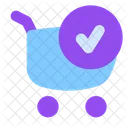 Complete Shop Shopping Cart Check Icon