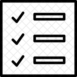 Complete To Do List Icon - Download in Line Style