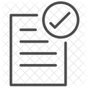 Completed List Order Icon