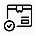 Completed Shipping And Delivery Package Icon