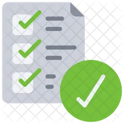 Completed Task List  Icon