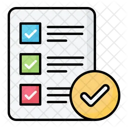 Completed Task List  Icon