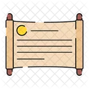 Completion Certificate Exam Form Icon