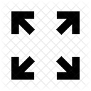 Flechas De Pantalla Completa Icono
