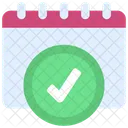 Completo Calendario Datas Ícone