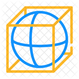 Complex Icon - Download in Colored Outline Style