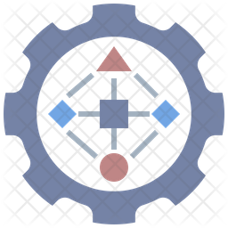 Complex Algorithm Icon - Download in Flat Style