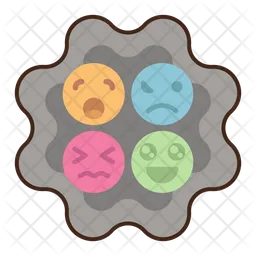 Complex Emotion Emoji Icon