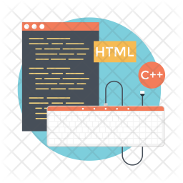 Complex program coding Icon - Download in Flat Style