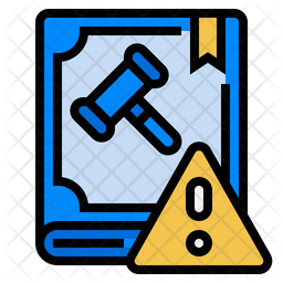 Compliance Risk Icon - Download in Colored Outline Style
