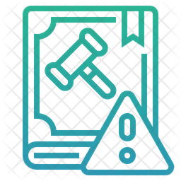 Free Compliance Risk Icon of Gradient style - Available in SVG, PNG