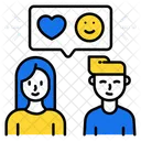 Compliments Comment Network Icon