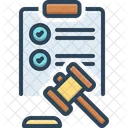 Comply Paper Legal Icon