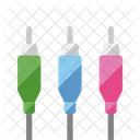 Component Video Cable Analog Icon