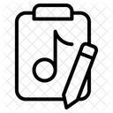 Composition De Chansons Icône