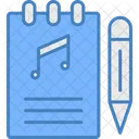 Compositor Musica Notas Musicales Icono