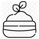 Organic Garbage Biodegradable Icon