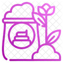 Compost Fertillizer Plant Icon