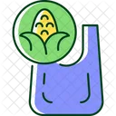 Compostable Bag Corn Icon
