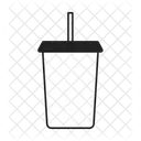 Cup Drink Straw Icon