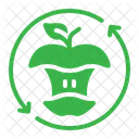 Compostable Food Waste Zero Waste Icon